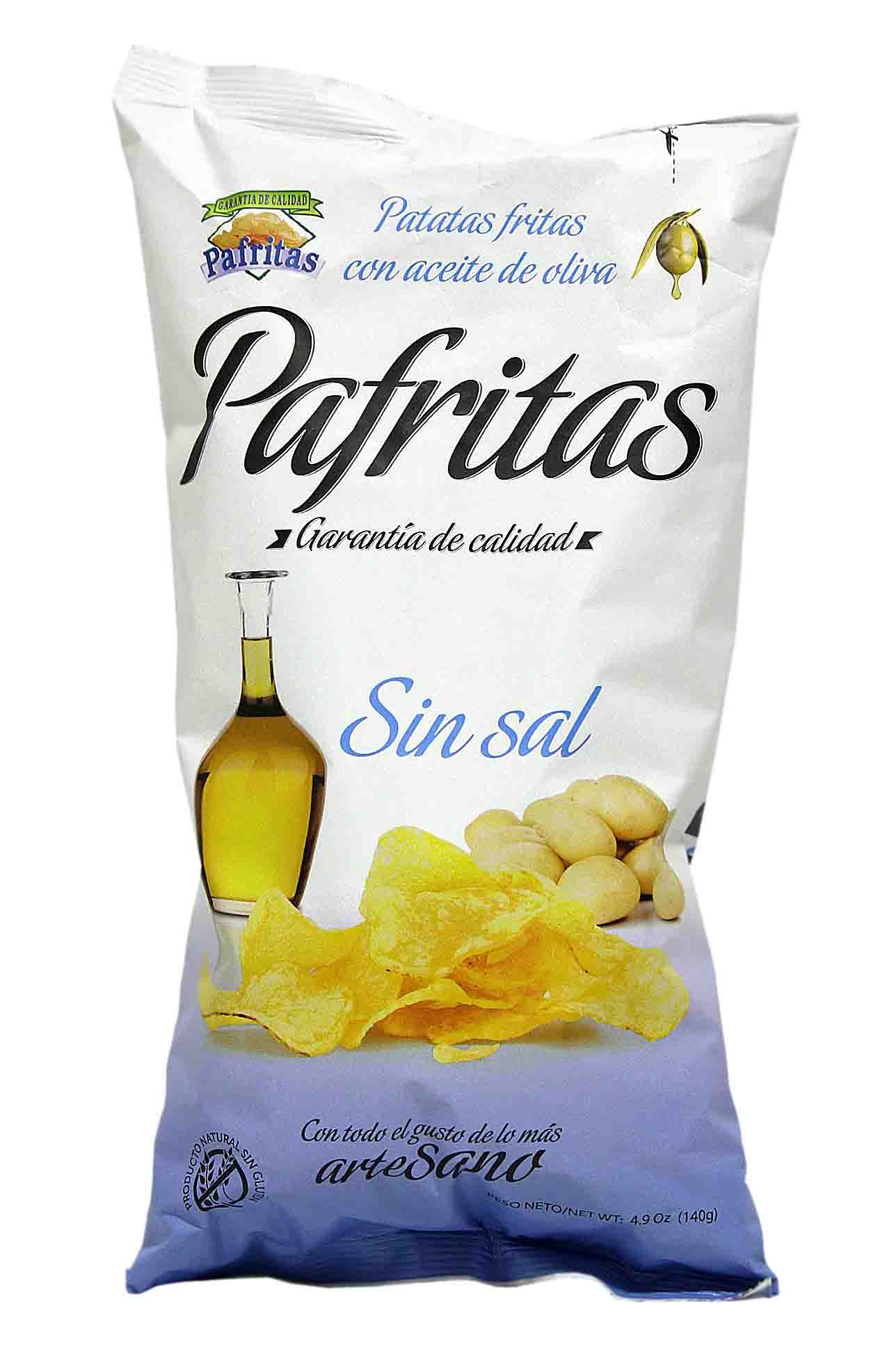 Patatas fritas sin sal