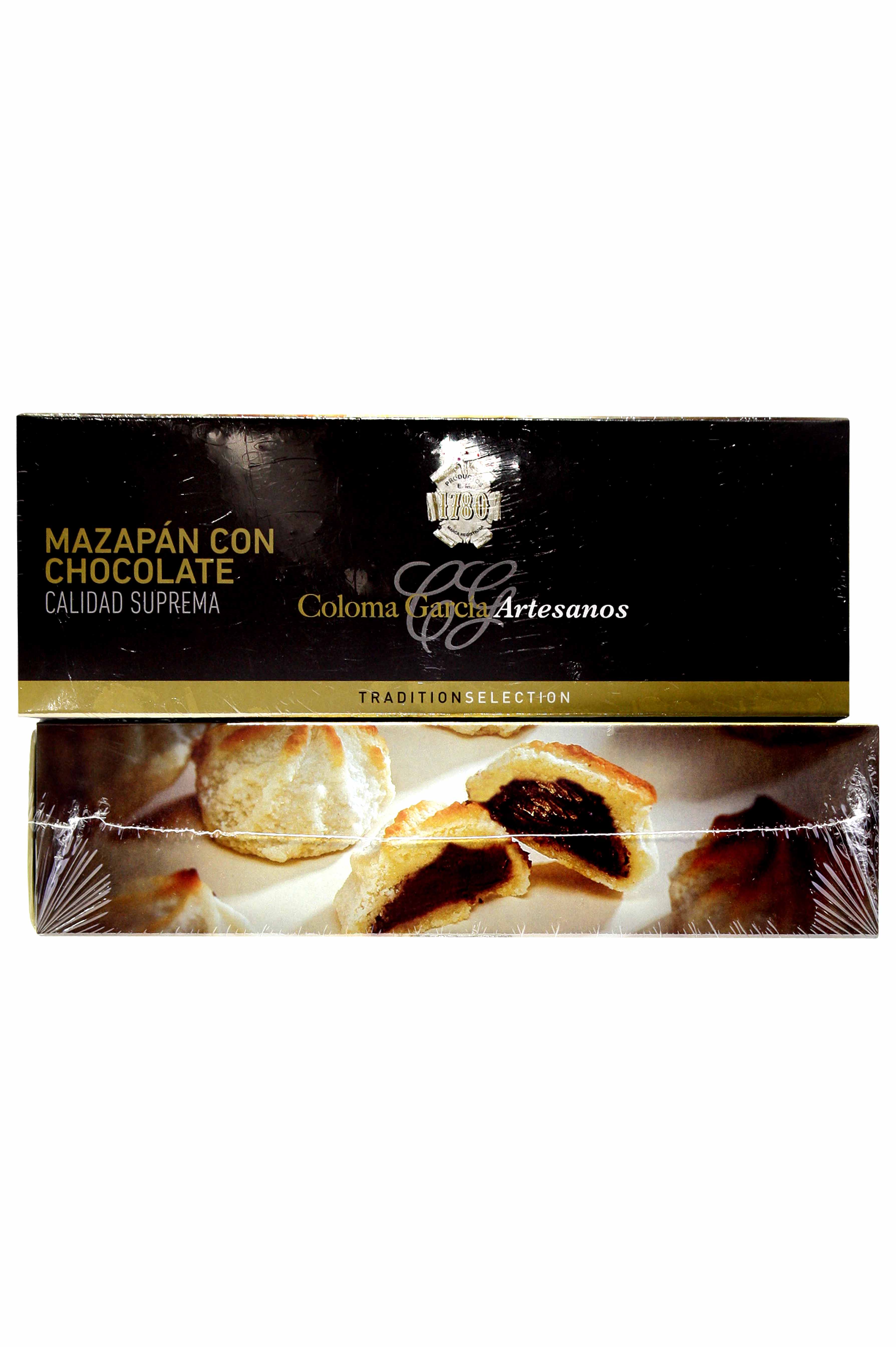 Marzipan with chocolate