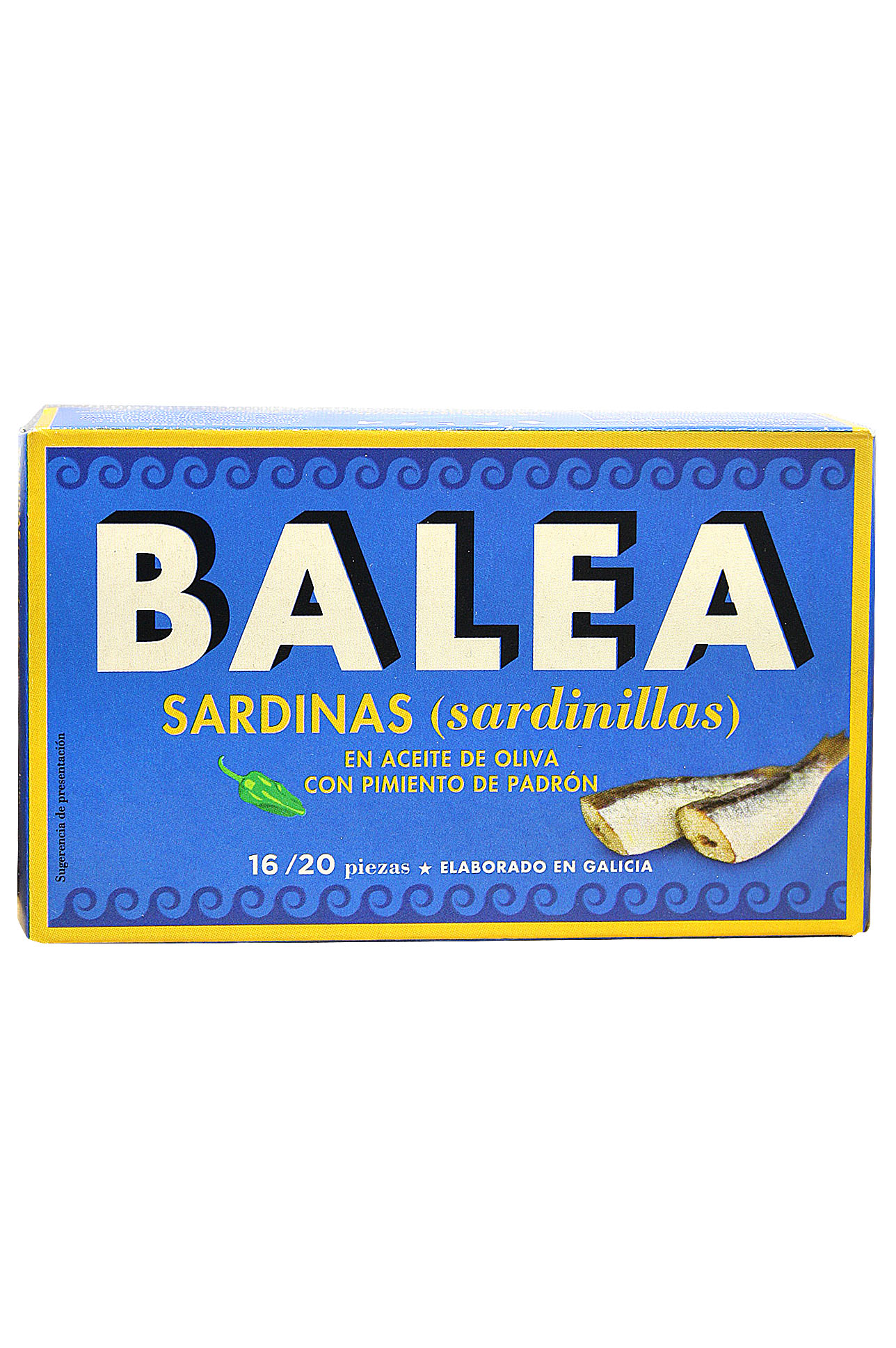 Balea CP177-Small sardines in olive oil with padron pepper