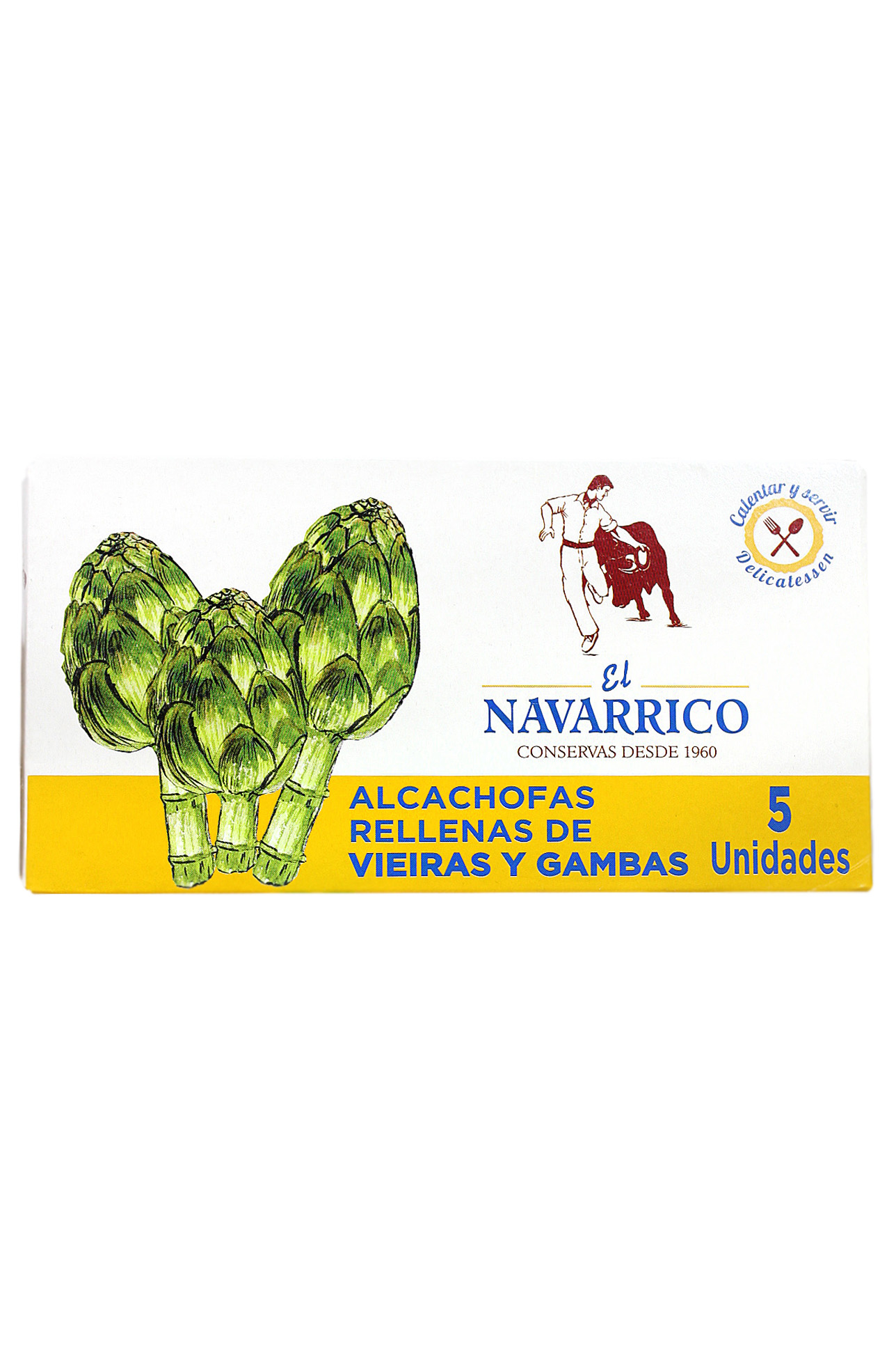 El Navarrico CV69-Seafood filled artichokes