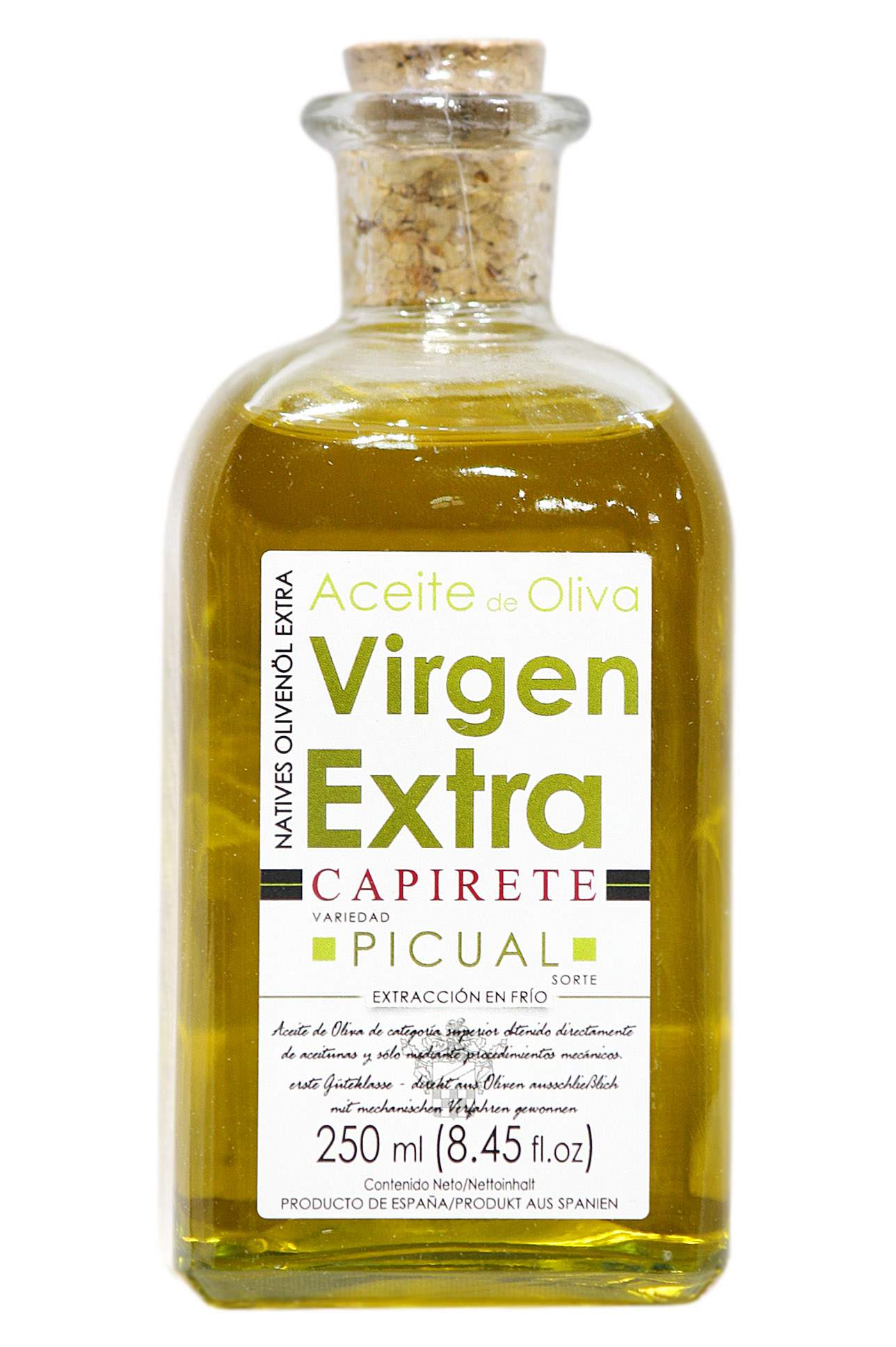 Aceite oliva virgen extra Capirete